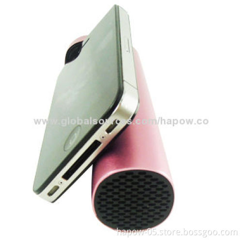 Portable Power Bank with Speaker and Mobile Phone Stand, 3,500/4,000/4,500mAh Battery Capacity